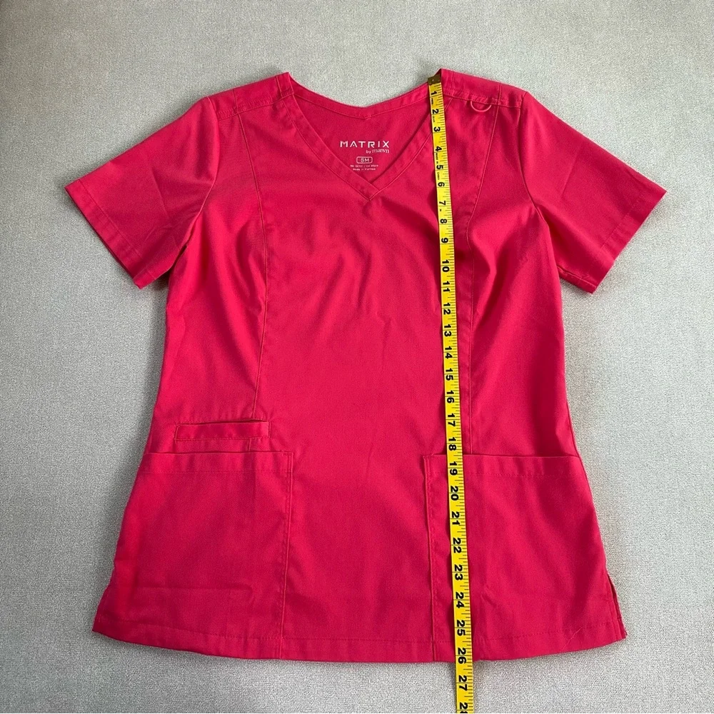 Maevn Matrix Women's Matching Scrub Set. Small. Watermelon.